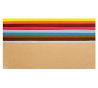 GLOREX 6 8616 002 verzier Cera placas Mode Colores, Juego, 200 x 55, 100 mm, 10 unidades), varios colores , color/modelo surtido