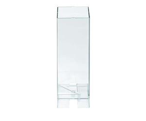 GLOREX 6 9731 200 - Molde para vela de policarbonato, 6 x 6 x 16 cm, resistente al calor, molde reutilizable para velas, incluye mecha y aguja