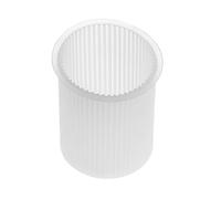 Glorex 6 9732 094 - Molde de silicona para velas, motivo: cilindro estriado, aprox. 7 x 10,5 cm, molde de silicona resistente, para verter, reutilizable