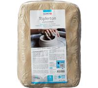 Glorex Arcilla sin refractar, 5 kg en color blanco, flexible y fácil de procesar, sin partes de refracto, endurecida al aire y inflamable, adecuado para repostería
