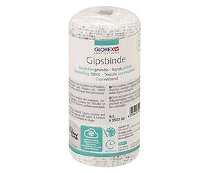 GLOREX - Bandas de Yeso de modelar, Color Blanco, 11 x 4,5 x 4,5 cm