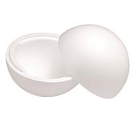 Glorex Bola, Espuma de poliestireno, Blanco, 20 x 20 x 20 cm