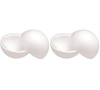 GLOREX Bola, Espuma de poliestireno, Blanco, 20 x 20 x 20 cm (Paquete de 2)