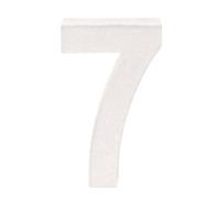 GLOREX cartón de número 7, FSC Mix, Blanco, 10 x 7 x 3,5 cm