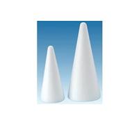 GLOREX - Cono de poliestireno (12 x 7 x 2 cm), Color Blanco
