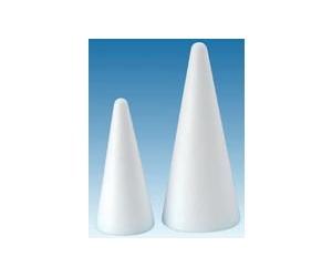 GLOREX - Cono de poliestireno (12 x 7 x 2 cm), Color Blanco