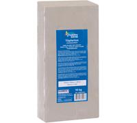 Glorex GmbH 6 8073 610, arcilla blanca para cerámica, 10 kg, blanca, sin chamota