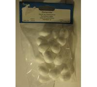 GLOREX Huevos de Espuma de poliestireno, Blanco, 20 x 25 mm, 20