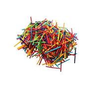 GLOREX - Juego de varillas de madera con cerillas multicolores, 2 x 42 mm