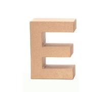 Glorex, Letra (cartón, natural, Letra E