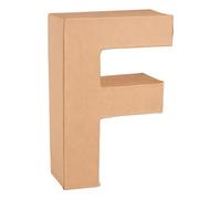 GLOREX Letra de cartón, Naturaleza, F