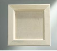 GLOREX Madera Fotos, FSC, Madera y Cristal, Natural, 23,5 x 23,5 x 1,5 cm