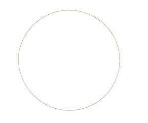 Glorex Metallring Anillo de Metal, Hierro, White us, 50 cm