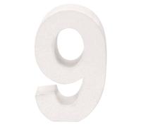 GLOREX Número 9 FSC Mix Blanco 10 x 7 x 3,5 cm