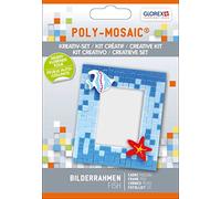 Glorex Poly-Mosaic-Juego de Marcos de Fotos con pez, Multicolor, 17 x 11.6 x 2 cm