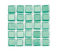 Glorex Poly-Mosaic, plástico, Turquesa, 15 x 5,6 x 0,3 cm