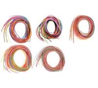 GLOREX - Tiras de Colores Brillantes (20 Unidades, 100 cm de Largo, 10 Colores Surtidos, algodón, Multicolor, 11,5 x 18,5 x 1 cm