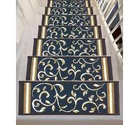 Gloria Alfombra antideslizante de goma trasera de escalera, alfombrillas antideslizantes para escaleras, juego de 7 (8.5 x 26 pulgadas) (7, Stair-1933)
