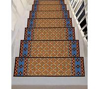 Gloria Alfombra antideslizante de goma trasera de escalera, alfombrillas antideslizantes para escaleras, juego de 7 (8.5 x 26 pulgadas) (7, Stair-1986)