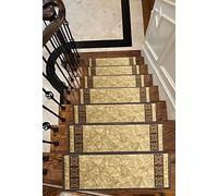 Gloria Alfombra antideslizante de goma trasera de escalera, alfombrillas antideslizantes para escaleras, juego de 7 (8.5 x 26 pulgadas) (7, Stair-1993)