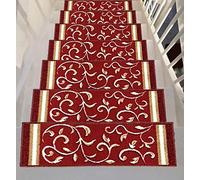Gloria Alfombra antideslizante de goma trasera de escalera, alfombrillas antideslizantes para escaleras, juego de 7 (8.5 x 26 pulgadas) (7, Stair-1963)