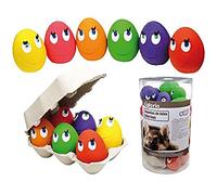 Juguete para perros Gloria Huevos Talla S Látex (24 pcs)