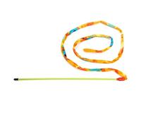 Gloria - Caña con Cinta para Gatos - Accesorio de Gatos - Modelo Nashira - Caña Flexible con Cinta Acolchada - Juego Interactivo con Mascotas - Color Variado - Tamaño de 150 cm