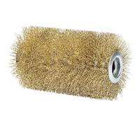GLORIA Cepillo Piedra Pro | Rodillo Alambre Acero para GLORIA MultiBrush | Ø 10 cm | Ancho 16,5 cm | Cerdas de alambre de acero | Para superficies robustas y eliminar líquenes o suciedad extrema
