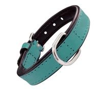 Gloria Collar de Piel Acolchado para Perro 50 cm - Turquesa