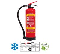 GLORIA FA6EASY 6l Fettbrand Extintor Espuma a Prueba de Heladas Incl. Soporte Y
