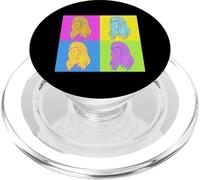 Gloria Feminista Retro Vintage Pop Art PopSockets PopGrip para MagSafe
