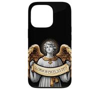 Gloria in Excelsis Deo Angel Christmas Carol Latin Catholic Carcasa para iPhone 13 Pro