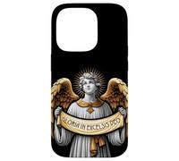 Gloria in Excelsis Deo Angel Christmas Carol Latin Catholic Carcasa para iPhone 14 Pro