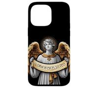 Gloria in Excelsis Deo Angel Christmas Carol Latin Catholic Carcasa para iPhone 14 Pro Max