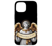Gloria in Excelsis Deo Angel Christmas Carol Latin Catholic Carcasa para iPhone 15