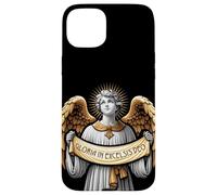 Gloria in Excelsis Deo Angel Christmas Carol Latin Catholic Carcasa para iPhone 15 Plus