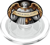 Gloria in Excelsis Deo Angel Christmas Carol Latin Catholic PopSockets PopGrip para MagSafe