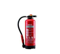 Gloria P6PRO - Auflade-Pulver Extintor (Abc) Con Soporte Pared, Utilizable A