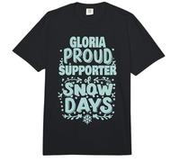 Gloria Partidario de los Días de Nieve Gloria Navidad Invierno Comfort Colors Adult Heavyweight T-Shirt