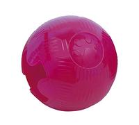 Gloria Pelota para Perros - Tamaño 6.35 cm - Material Resistente - Pelota Flexible - Cuida la Salud Dental de tu Perro - Juguetes para Perros - Color Naranja