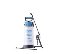 GLORIA Pulverizador a Presión 5 L CLEAN 500 | Para Ácidos, Bases y Detergentes (pH 2-12) | Juntas de EPDM | In largador 0,5 m | Ideal para Limpieza Profesional e Industria