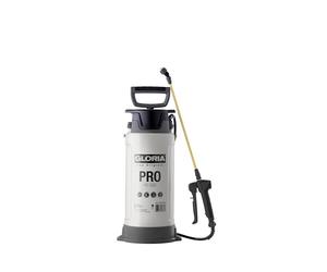GLORIA Pulverizador a Presión 5 L PRO 500 | Profesional para Construcción y Artesanía | Resistente al Aceite con Juntas de FKM | Lanza y Boquilla de Latón | Para Imprimaciones y Decapante de Papel