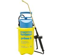 GLORIA Pulverizador a Presión Prima 3 | 3L Pompa de Jardín y Balcón | 3 Bar | Capacidad 3L | Lanza y boquilla regulable de latón | Para huerto urbano y terraza | Ideal para pequeños jardines