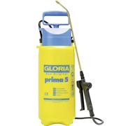 GLORIA Pulverizador a Presión Prima 5 | 5L Pompa de Jardín para Plantas | Capacidad 5L | Lanza y boquilla regulable de latón | 3 bar | El clásico más vendido para huerto y jardín de casa