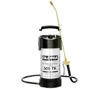 GLORIA Pulverizador Conexión Compresor Acero Inoxidable 505 TK Profiline | Conexión para compresor | Depósito de acero inoxidable | Presión de 6 bar | Juntas de FKM resistentes al aceite