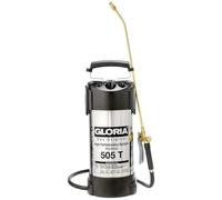 GLORIA Pulverizador de Alto Rendimiento de Acero Inoxidable 505 T Profiline | Depósito de acero inoxidable | Presión de 6 bar | Juntas de FKM resistentes al aceite | Lanza y bomba de latón