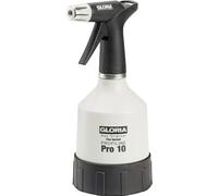 GLORIA Pulverizador Manual Pro 10 | 1L Profesional Aceite y Disolventes | 1 pulsación = 2 pulverizaciones | Juntas FKM resistentes a aceites | Boquilla ajustable | Para talleres e industria