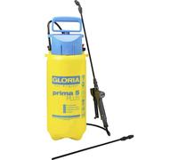 GLORIA Pulverizador Prima 5 Plus | 5L para Ácido Acético y Herbicidas | Capacidad 5L | Juntas EPDM resistentes a ácidos | Lanza de extensión de 0,4m | Ideal para eliminar malas hierbas
