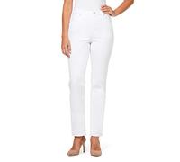 Gloria Vanderbilt Amanda Classic High Rise Tapered Jean Standard Jeans, Blanco Vintage, 34 Corto para Mujer