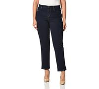 Gloria Vanderbilt Amanda Classic Tapered Jean Jeans, Enjuague Negro, 16 para Mujer